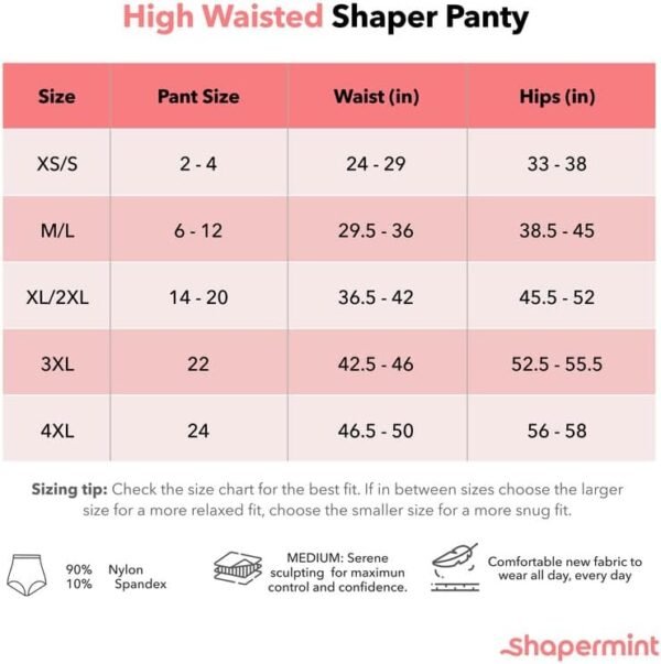 Shapermint Tummy Control Panty - Effortless Curve Shaping